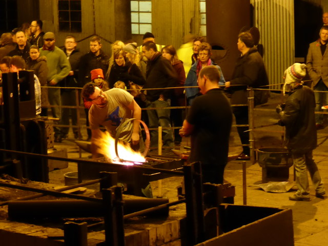 Blacksmithing demonstration